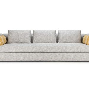 The Alexa features deep seating, wide track arms and chrome legs enhance the perfect proportions.