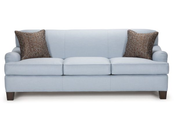 The Dylan/Grayson Sofa features turned legs, William Birch arms and a tight back with optional gentle curve seamed mid-back.