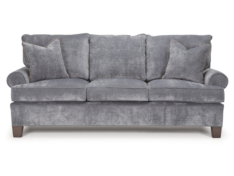 The Gatwick/Granville Sofa has classic Lawson arms, valance or turned legs and traditional box back cushions.