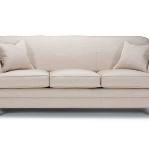 The Emmett/Emerson Collection features the classic Lawson arm, a banded front edge, turned legs or valance and tight back.