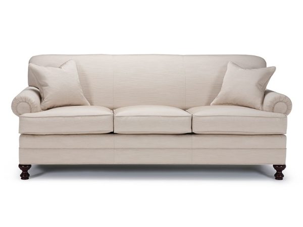 dt_emmet-emerson-sofa-01 The Emmett/Emerson Collection features the classic Lawson arm, a banded front edge, turned legs or valance and tight back.