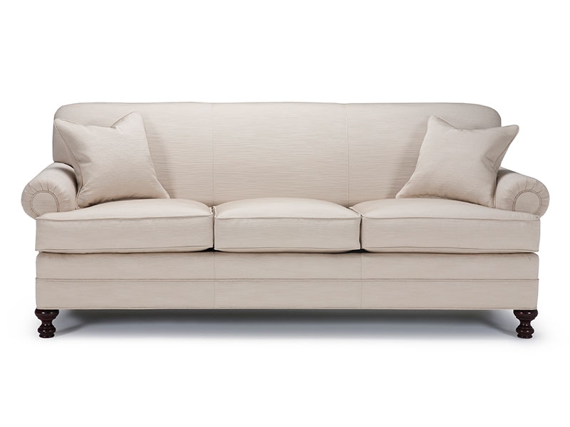 The Emmett/Emerson Collection features the classic Lawson arm, a banded front edge, turned legs or valance and tight back.