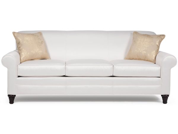 dt_essex-sofa-01 The Essex/Erin/Everett Collection features the classic Lawson arm to the front, a scooped side, turned legs, valance or spike legs and tight back.