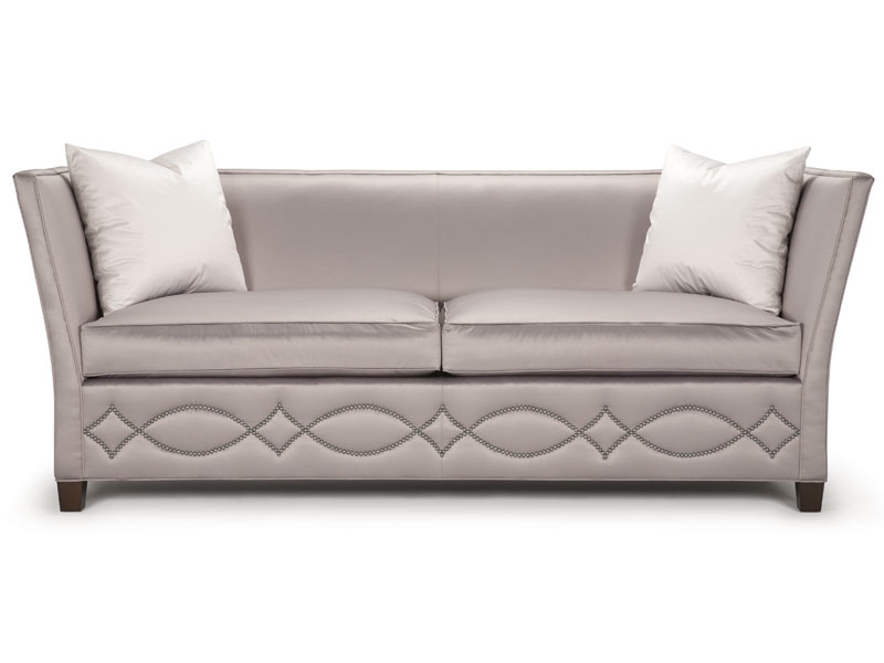 The Knole Sofa features side arms the same height as the back and considerable depth of seating. Our contemporary version is elegant, refined & very comfy.