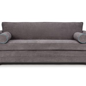 The Manhattan/Midtown Collection features small wedge legs, a gently flared arm or track arms to the front band and box back cushions for a crisp contemporary look.
