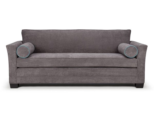 The Manhattan/Midtown Collection features small wedge legs, a gently flared arm or track arms to the front band and box back cushions for a crisp contemporary look.