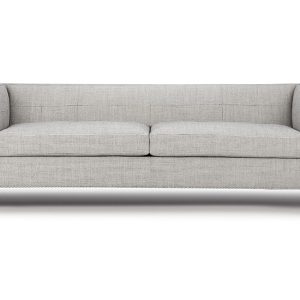 The Matteo Sofa has a deco vibe yet speaks modern Italian in clean straight lines. Enhanced by the supple modern tufting on the tight back and armrest.