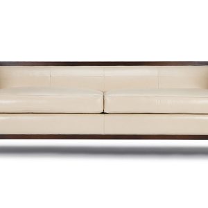 The Paris/Piaf Sofa brings 1930’s French Deco furniture into focus. An elegant Tuxedo style with clean lines in a finished hardwood frame.