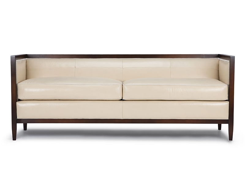 The Paris/Piaf Sofa brings 1930’s French Deco furniture into focus. An elegant Tuxedo style with clean lines in a finished hardwood frame.