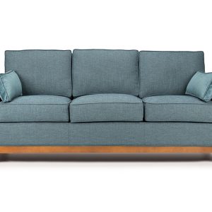 The Portofino Sofa has softly-padded track arms, box back cushions and a wooden base with well proportioned legs that accent its clean modern lines.