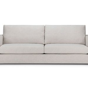 The Trent Sofa features a smoothly rounded track arms balance the flat-seamed seat and back cushions and solid front band.