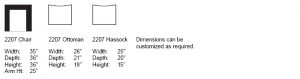 Ditchburn Chair Dimensions